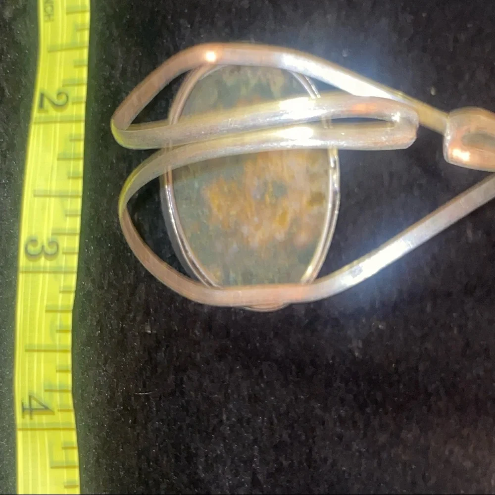 Sale * Ocean Jasper handcrafted statement cuff